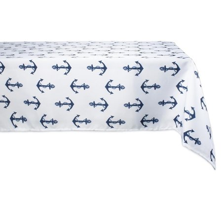 DESIGN IMPORTS 60 x 84 in. Anchors Print Outdoor Tablecloth CAMZ11634